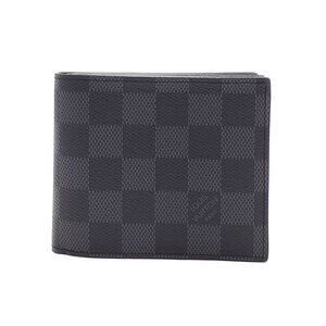 Louis Vuitton Damier Graphite Black Portefeuille Wallet Amerigo NM Bifold